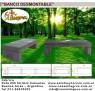 bancos de plaza,bancos para plazas,bancos de cemento,mobiliario urbano,mesas,banquetas,sillas,alumin