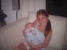 yo y mi hermenito cuando era bebe