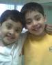 mi hijo con mi hermanito
