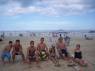 en la playaa