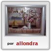 compose en arte frances,ventana al mar rosa