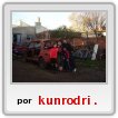 yo y mis primos en su casa