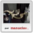 gran aplique de bronce